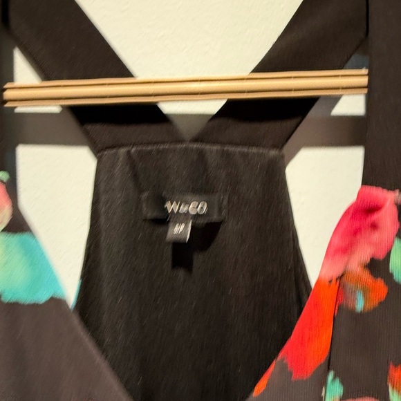 RW&CO. Black Floral Maxi Dress - Picture 3 of 7